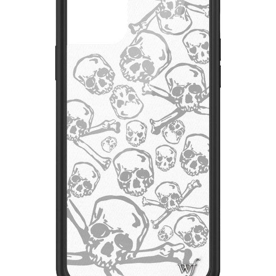 wildflower skull girl iphone 11promax case 