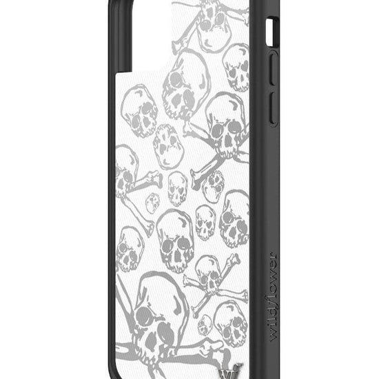 wildflower skull girl iphone 11promax case angle