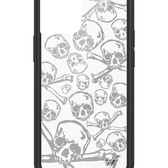 wildflower skull girl iphone 13mini case