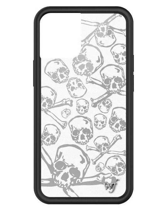 wildflower skull girl iphone 13mini case