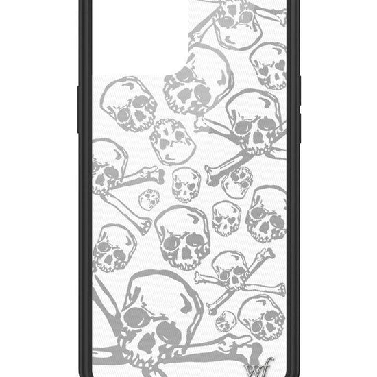 wildflower skull girl iphone 12promax case 