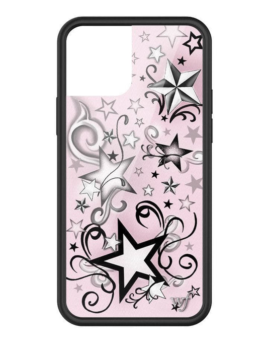 wildflower star tattoo iphone 12/12pro case