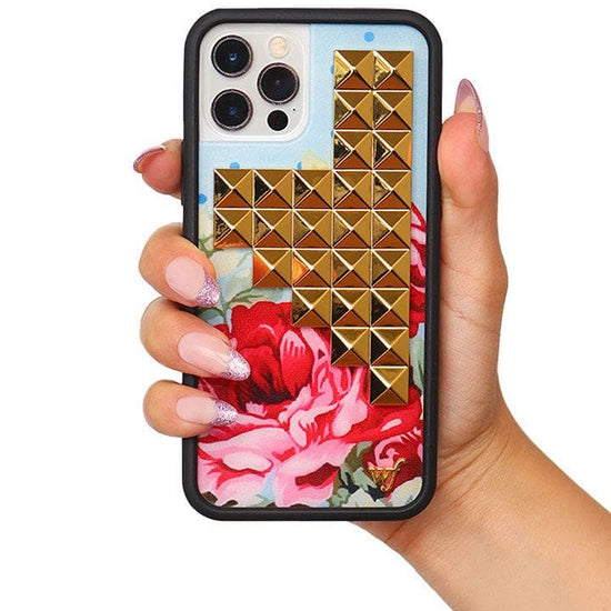 wildflower blue floral stud iphone 11promax