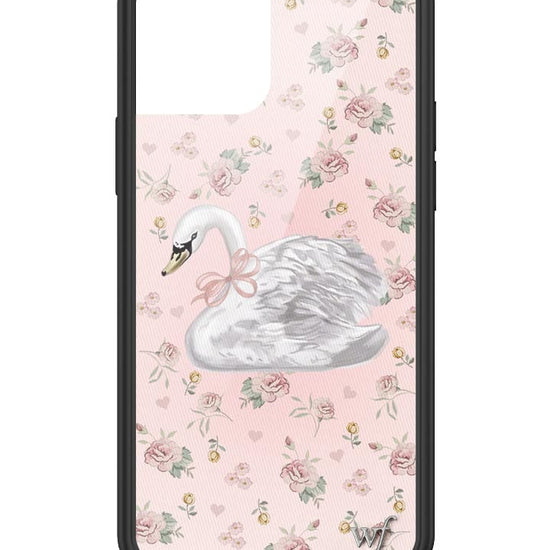 wildflower sweet swan iphone 12/12pro case