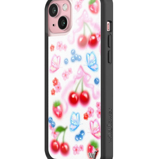 wildflower sweet cherries iphone 15plus case