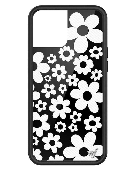 wildflower bloom | black and white iphone 12promax
