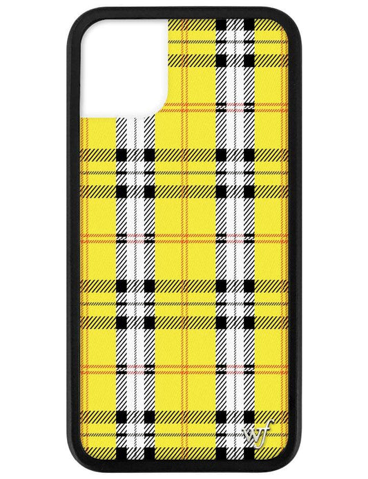 Yellow Plaid iPhone 11 Case