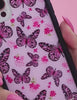 Wildflower Pink Butterfly iPhone 13 case